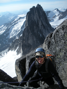 Big smiles on big alpine rock climbs.