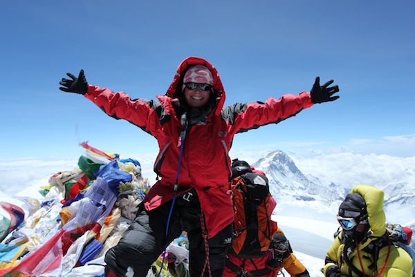 Everest summit in 2013